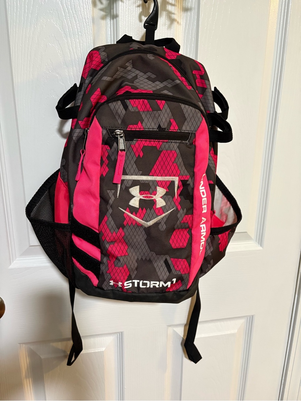 Under Armour Kids' Pink & Black Storm Baseball/Softball Backpack